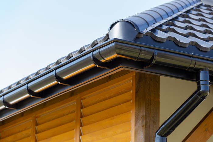 new gutters installed